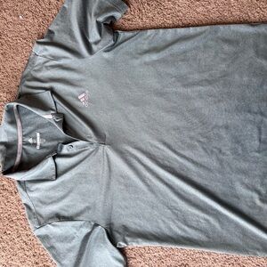 Adidas Men's Charcoal Polo Shirt